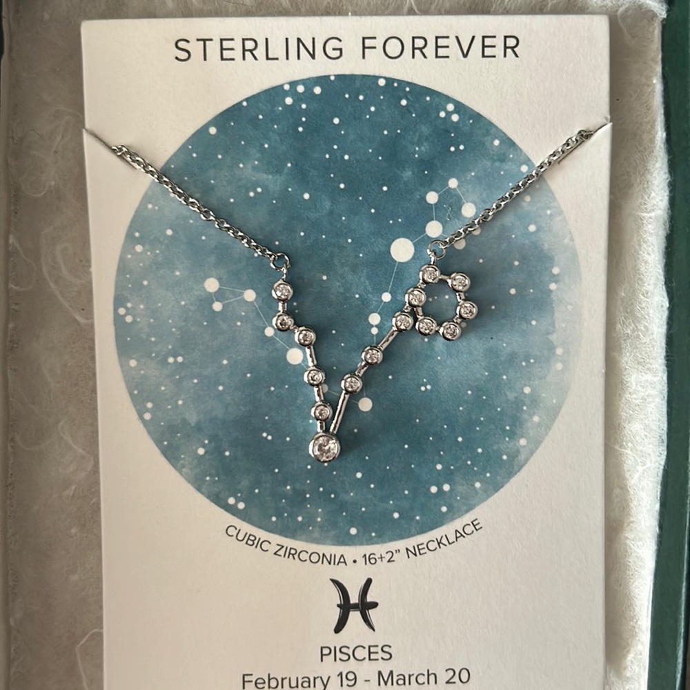 Sterling Forever Pisces necklace